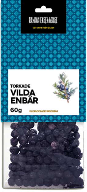 Torkad vild enbär, 60g